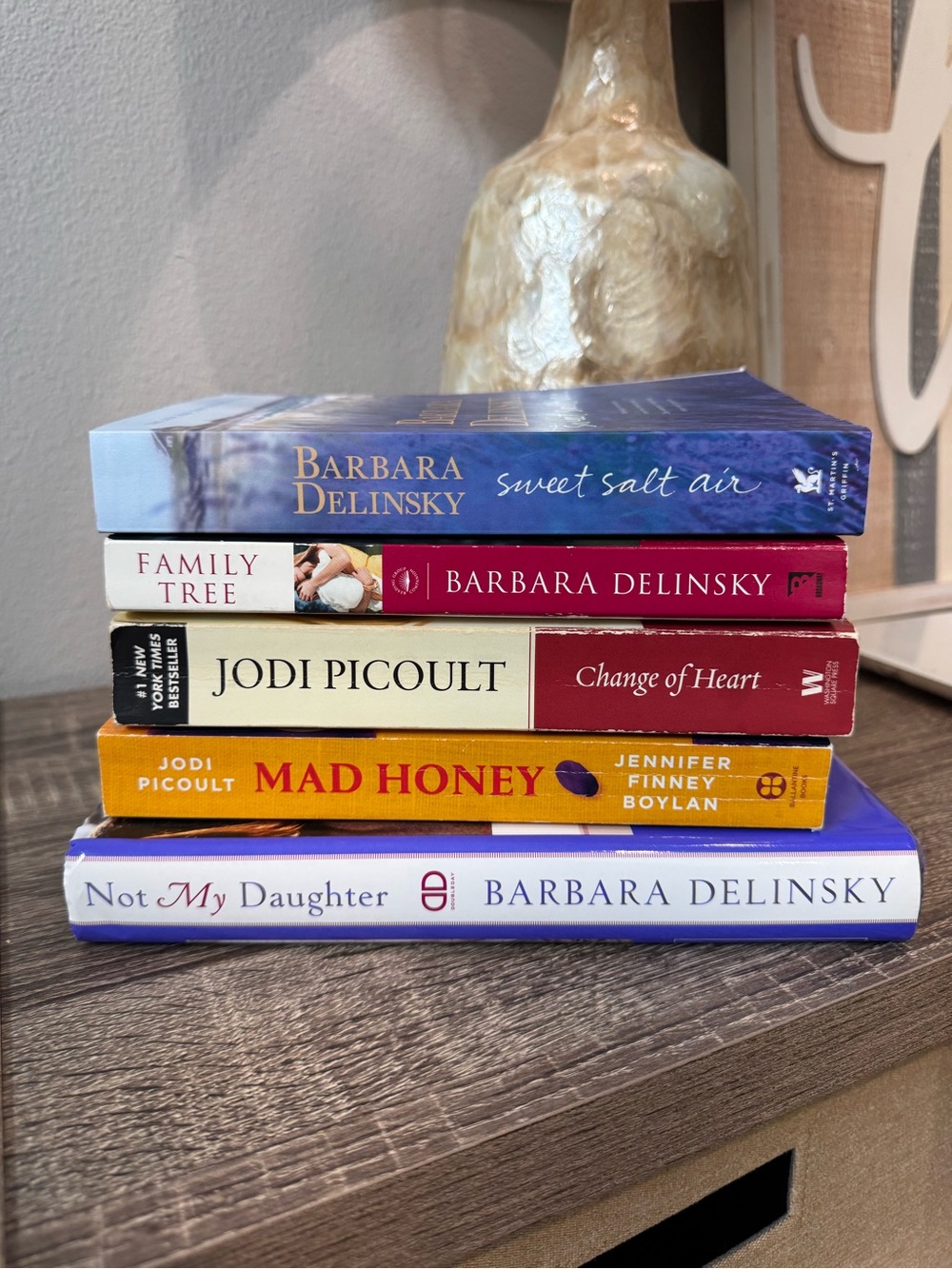 Book Lot of 6 Jodi Picoult Barbara Delinsky Books Mad Honey Women’s Book Club